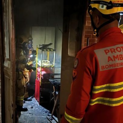 Bombeiros do DF controlam incêndio em carro e bistrô em menos de 3h