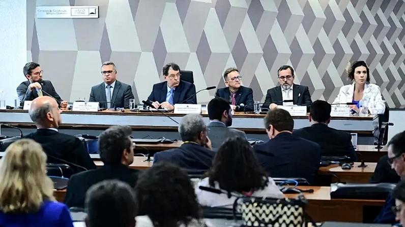Reunião da CCJ do Senado Federal (Foto: Pedro França/Agência Senado)