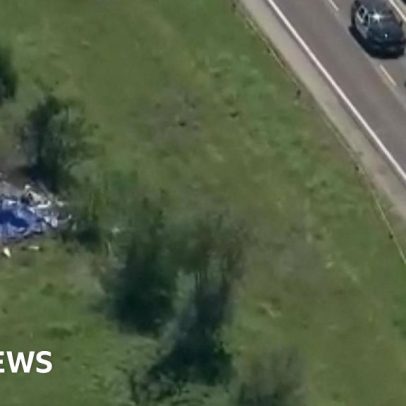 Testemunhas relatam acidente de avião de paraquedismo sem tempo de saltar