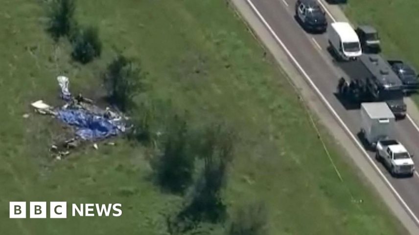 Testemunhas relatam acidente de avião de paraquedismo sem tempo de saltar
