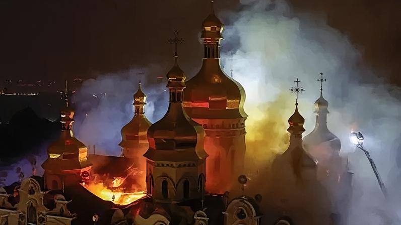Disparos russos matam nove na Ucrânia e danificam catedral histórica, dizem autoridades
