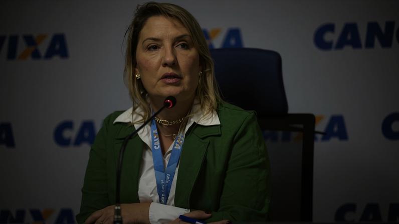 Daniella Marques, presidente da Caixa no governo Jair Bolsonaro — Foto: José Cruz/Agência Brasil