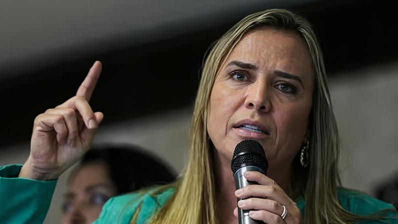 A governadora do Distrito Federal, Celina Leão — Foto: Fabio Rodrigues-Pozzebom/Agência Brasil
