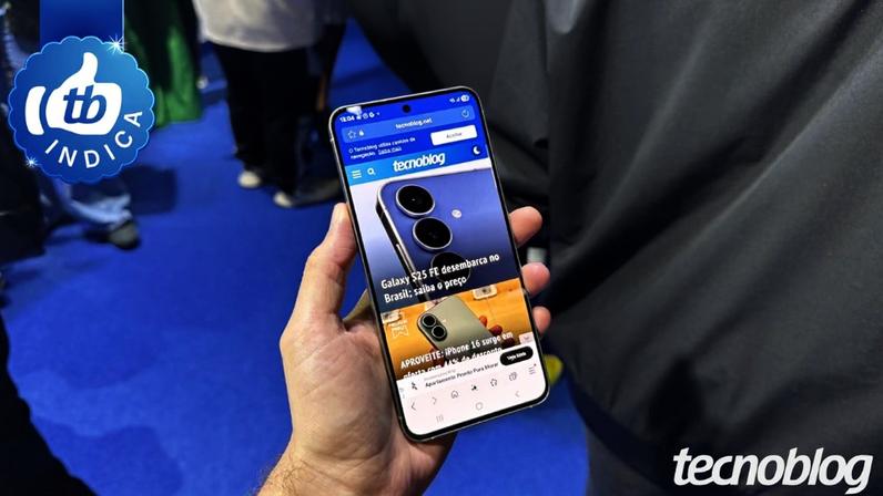 Samsung Galaxy S25 FE figura como opção interessante de celular para jogos; confira a lista (Imagem: Thássius Veloso/Tecnoblog)