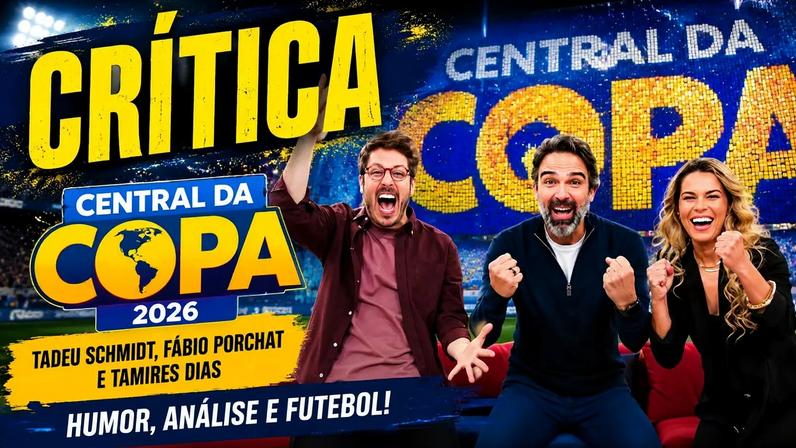 Central da Copa 2026 acerta ao misturar informação, humor e análise, mas ainda busca equilíbrio