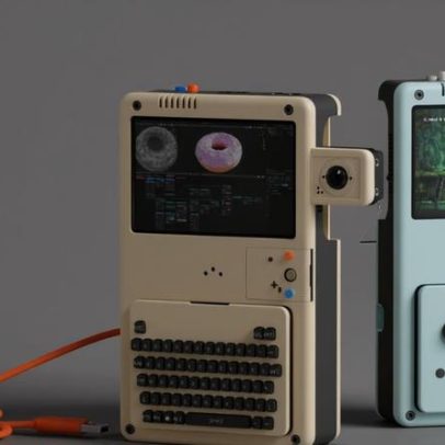 CG Deck: laptop x86 portátil com design modular e visual retrô