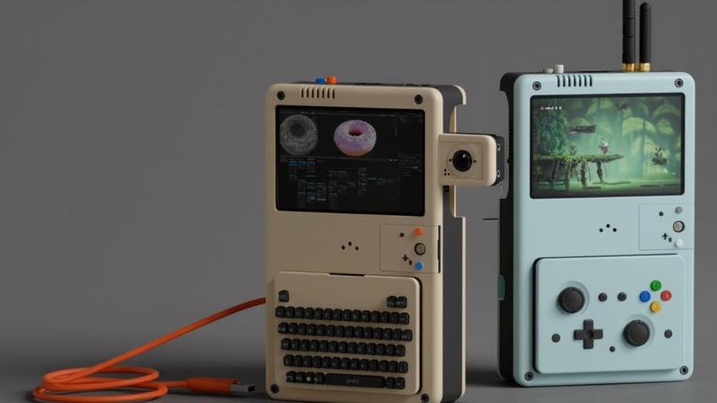 CG Deck: laptop x86 portátil com design modular e visual retrô