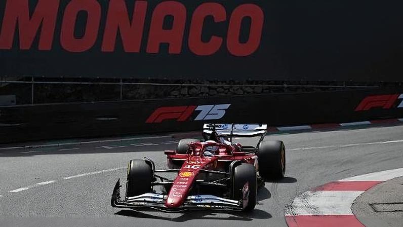 Charles Leclerc no GP de Mônaco de Fórmula 1