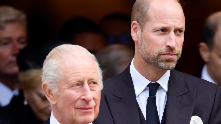Charles e o filho William em 16 de setembro de 2025 — Foto: Getty Images
