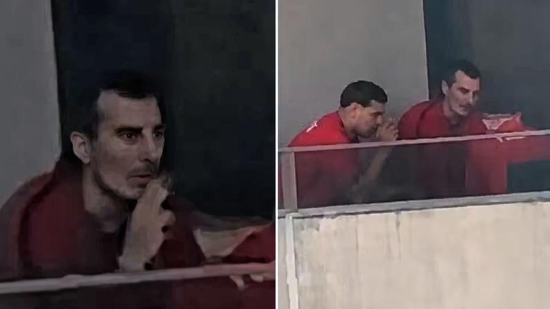 Çaglar Soyuncu, capitão da Turquia, aparece fumando na concentração da equipe — Foto: Reprodução
