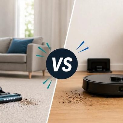 Aspiradores verticais vs robôs: qual é o melhor desempenho?