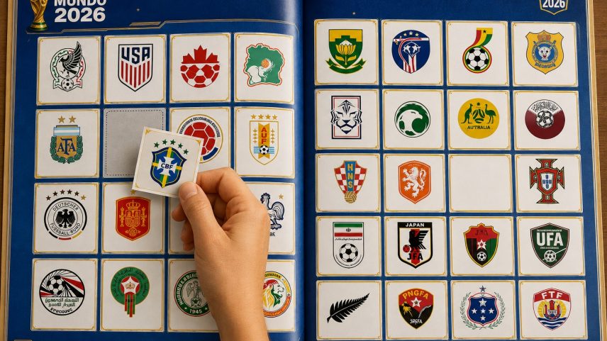 Imagem ilustrativa de escudos das confederações de todas as 48 seleções que vão disputar a Copa do Mundo 2026 — Foto: Chatgpt