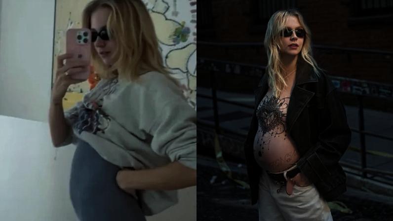 Isa Scherer cita 'dismorfia' na gravidez ao avaliar evolução do tamanho da barriga: ' — Foto: Reprodução/Instagram