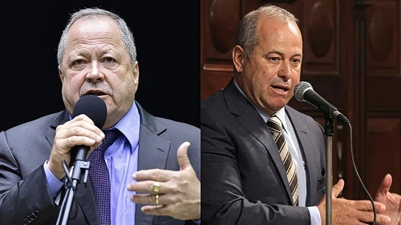 Os irmãos Brazão: Chiquinho (esq.) e Domingos (dir.)