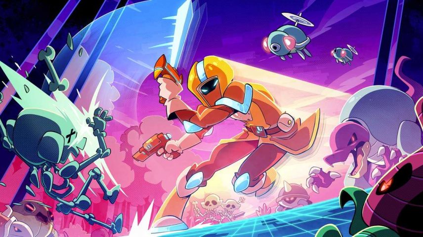 Chivalware é um roguelite que mistura armas de disquete e cavaleiros ciber-medievais