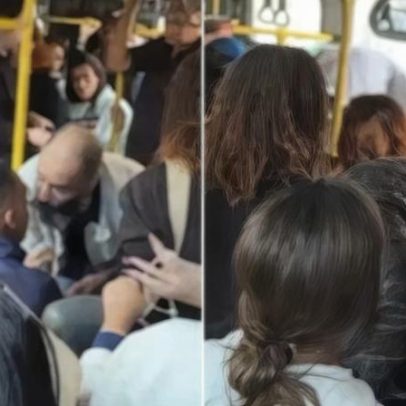 Homem ameaça passageiros, quebra janela e foge de ônibus na Grande BH