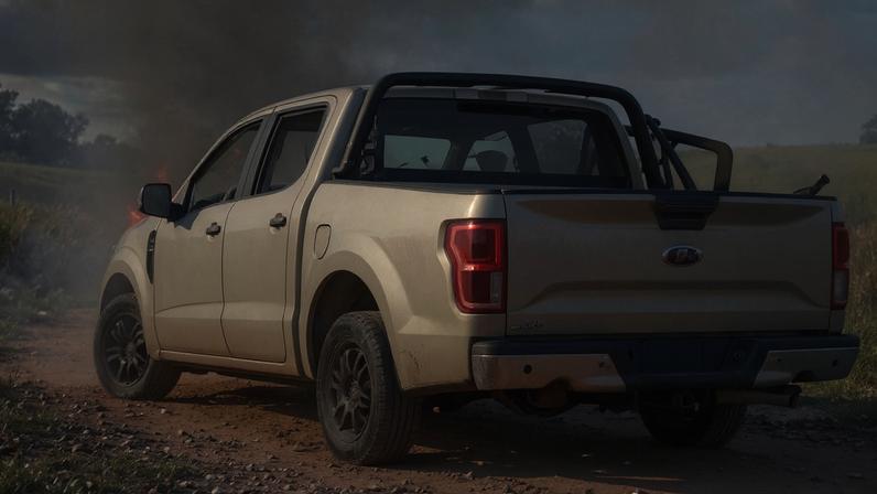 Corpo foi encontrado carbonizado dentro de caminhonete incendiada em Alpercata