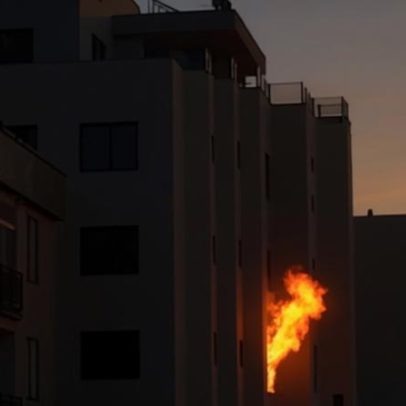 Incêndio atinge apartamento no Castelo, BH; vídeo registra ocorrência
