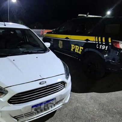 Motorista sem CNH é preso após flagrado com carro furtado na BR-262