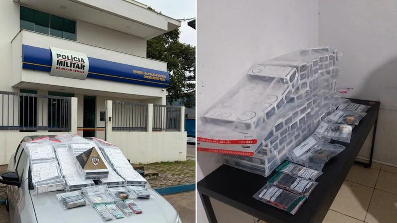 Ao ser questionado pelos policiais, o motorista demonstrou 'forte nervosismo, tremores pelo corpo e um discurso desconexo', o que causou a suspeita da corporação