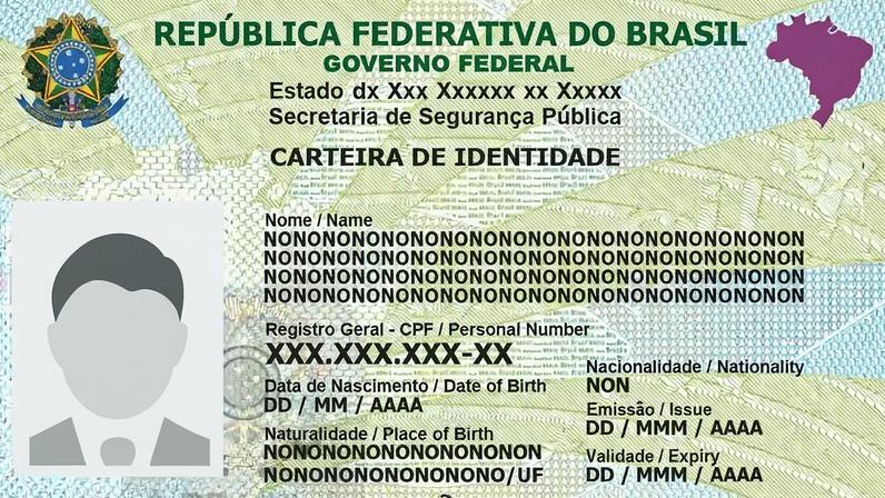 Carteira de Identidade Nacional (CNI) unifica formato em todo o Brasil