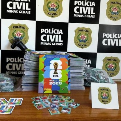 Figurinhas e álbuns falsificados da Copa são apreendidos em MG