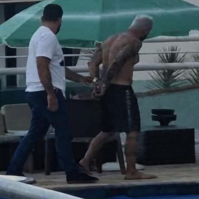 Vídeo mostra prisão de casal suspeito de matar bebê e jogar corpo no rio