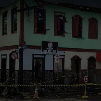 Incêndio destrói casarão histórico em Dom Joaquim e provoca comoção