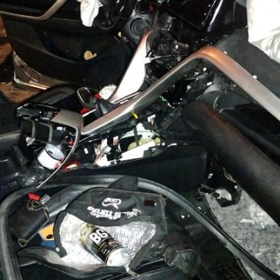 Concessionária mostra imagens de bebidas em carros acidentados na BR-040