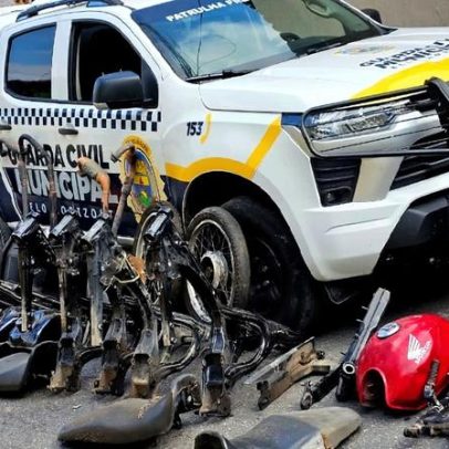 Desmanche de motos furtadas é encontrado em Belo Horizonte