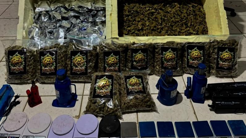 PM caracterizou o ambiente como 'um verdadeiro laboratório destinado ao abastecimento do tráfico de drogas na região