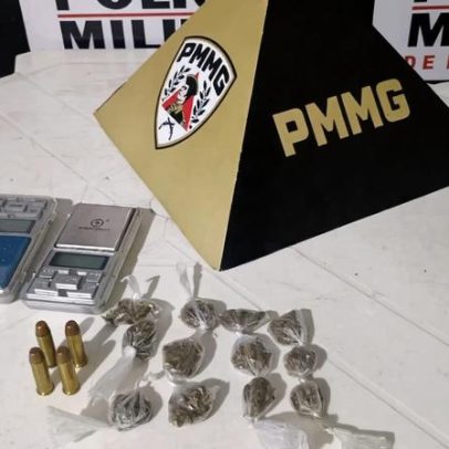 Polícia apreende drogas e munições em MG após informações sobre traficante