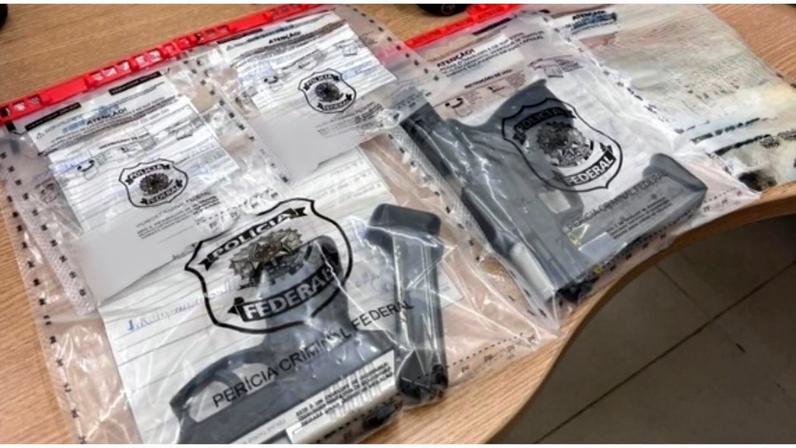 Armas foram apreendidas em operação da PF em Belo Horizonte