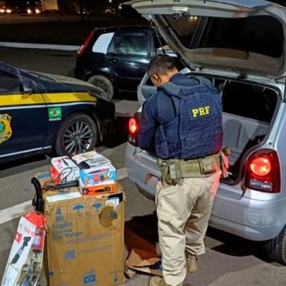 PRF prende quatro em flagrante por saque de carga na Grande BH