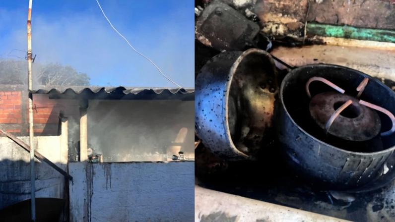 Mulher se queima ao usar álcool para acender fogareiro e ateia fogo na casa, em Minas