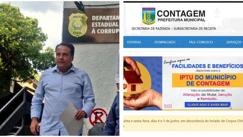 Prefeito Ricardo Faria foi até à PCMG para relatar ataques cibernéticos que comprometeram sistemas municipais