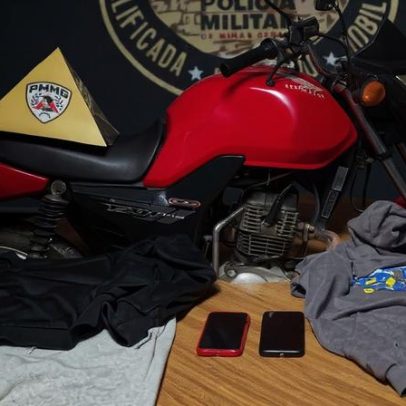 Adolescente de 14 anos é suspeito de roubo a motociclista de app na Grande BH