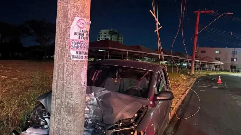Vítima foi socorrida por uma equipe do Samu e levada a uma unidade de saúde da região