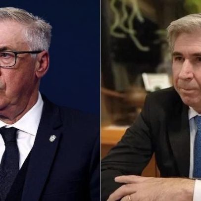 Porteiro de Curitiba vira sósia de Carlo Ancelotti ao copiar estilo do técnico