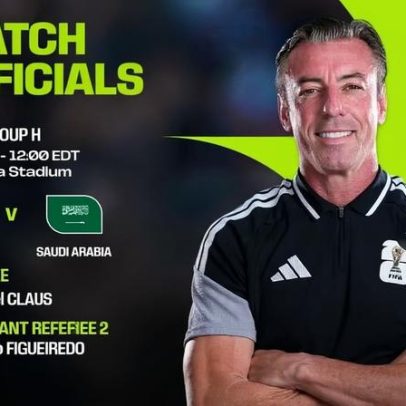 Raphael Claus apita Espanha x Arábia Saudita na Copa do Mundo