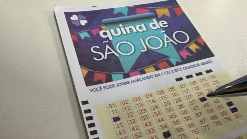 Quina de São João tem prêmio estimado em R$ 260 milhões e não acumula — Foto: Renata Fontoura
