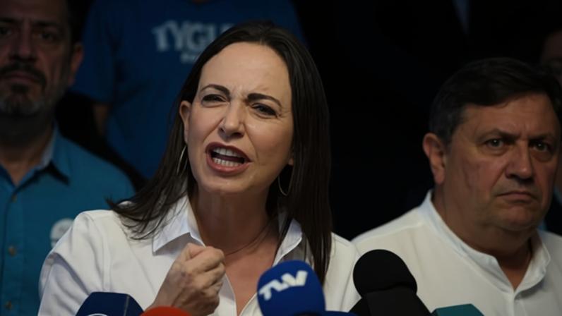 María Corina Machado, líder da oposição venezuelana