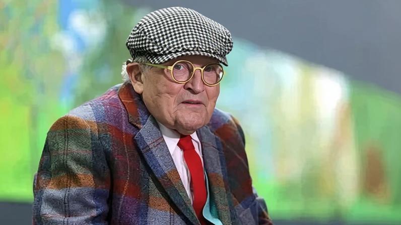 O pintor britânico David Hockney tinha retratos vibrantes e representações ensolaradas do cotidiano