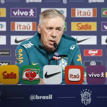 Coletiva de Ancelotti ao vivo antes de Brasil x Egito