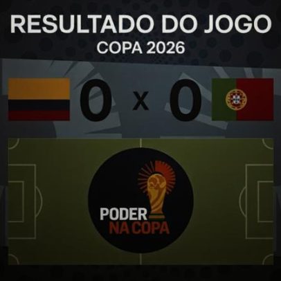 Copa 2026: empate sem gols entre Colômbia e Portugal