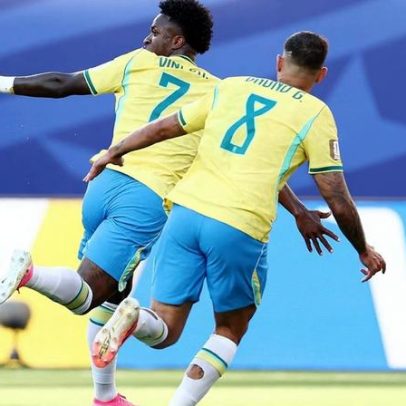 Vini Jr faz golaço e atinge marca histórica na Copa do Mundo