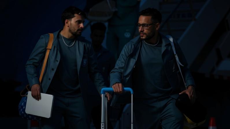 Com Neymar, seleção brasileira desembarca nos EUA