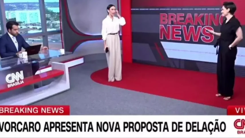 Comentário sobre delação de Daniel Vorcaro vaza durante programação da CNN Brasil