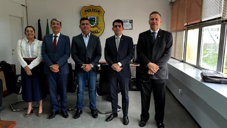 Novo concurso Penal PB é abordado em reunião do MP PB com o novo secretário de Administração Penitenciária