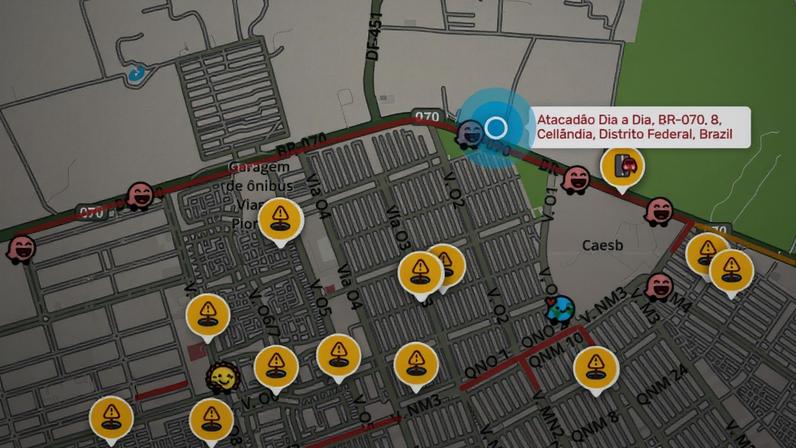 congestionamento na BR-070